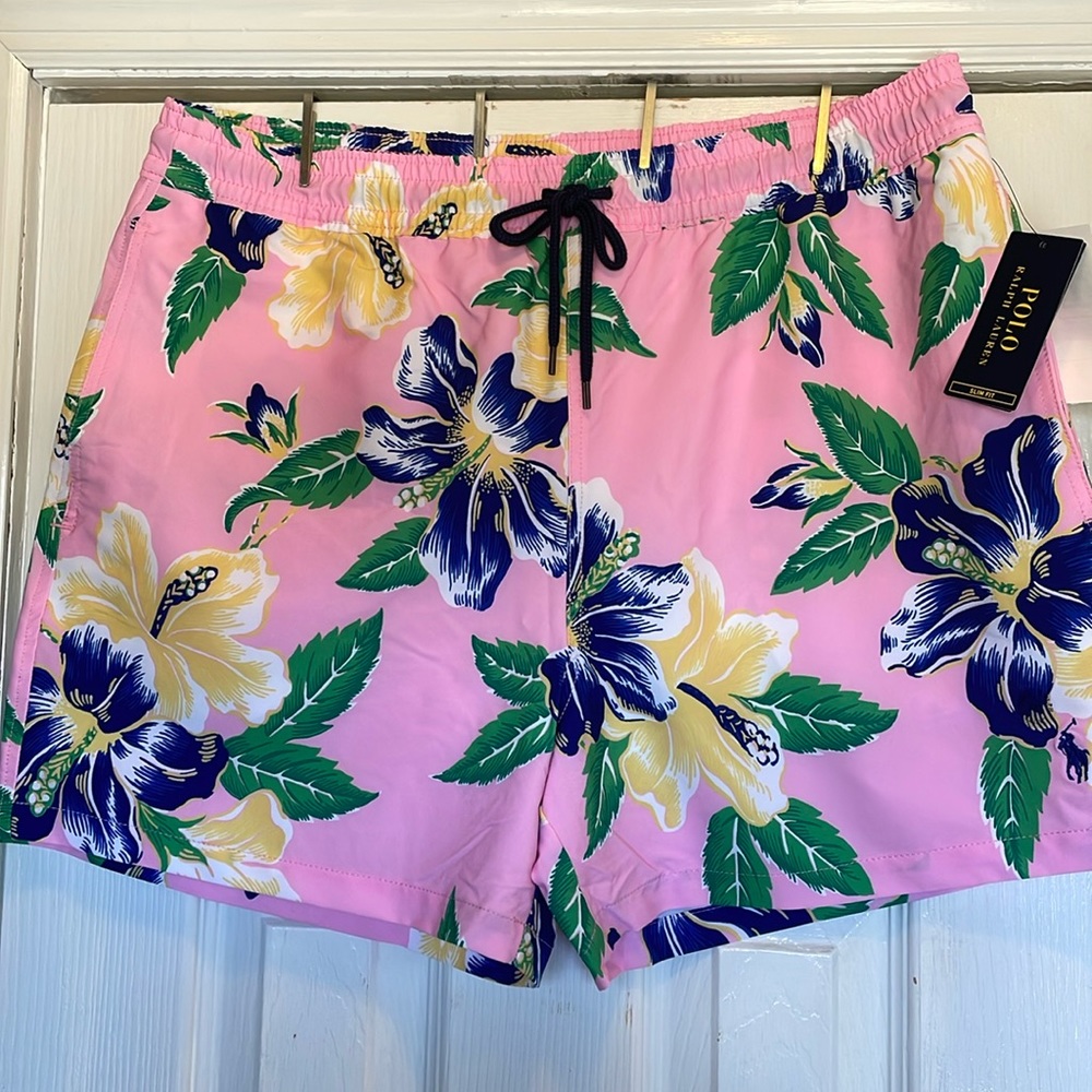 Polo Ralph Lauren Men’s Floral Swim Trunks XXL